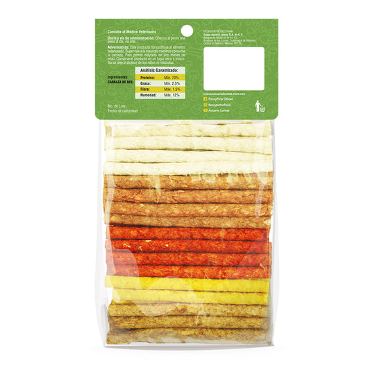 Bolsa Premios Sticks para Perro Fancy Pets 100pzs Carnaza de Sabores