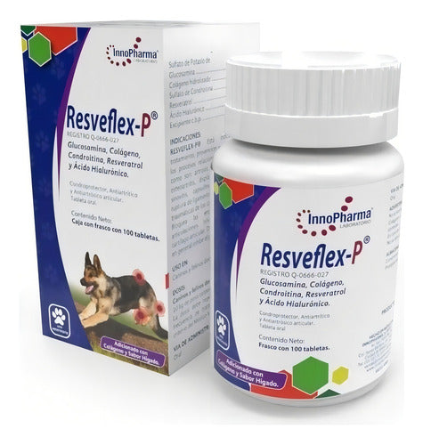 Resveflex-p 100 Tab Condroprotege Articulaciones Perro/gato