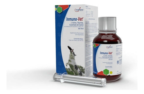 Inmuno-vet De 50 Ml Gel Oral Con Equinácea Perros Y Gatos