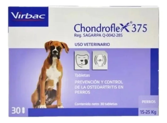 Chondroflex 375 30 Tab Virbac Condroprotector Articular