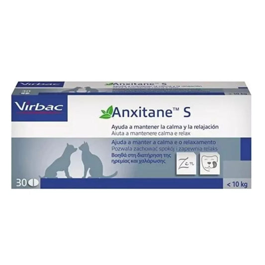 Anxitane S Virbac 30 Tabs Antiestrés para Perros menor 10kg