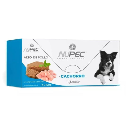 Latas de Alimento Húmedo para Cachorro Nupec 100g - 4 piezas
