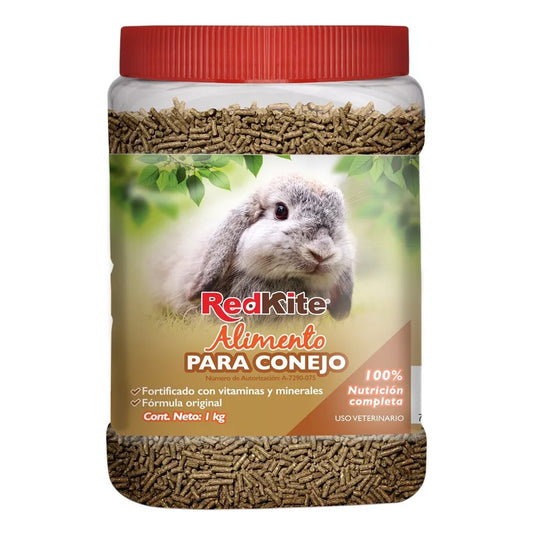 Bote de Alimento para Conejos Red Kite 1Kg