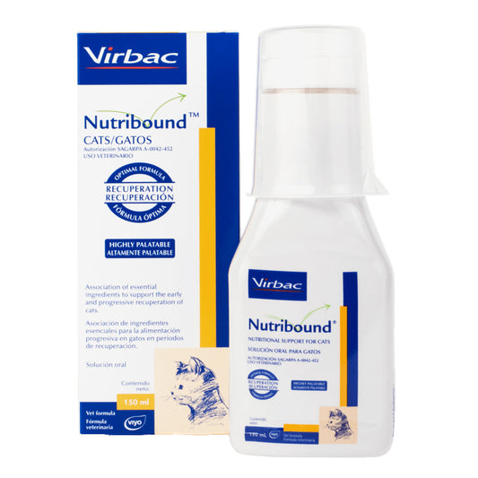 Bote Nutribound Virbac 150ml Fórmula Especial Recuperación Gatos