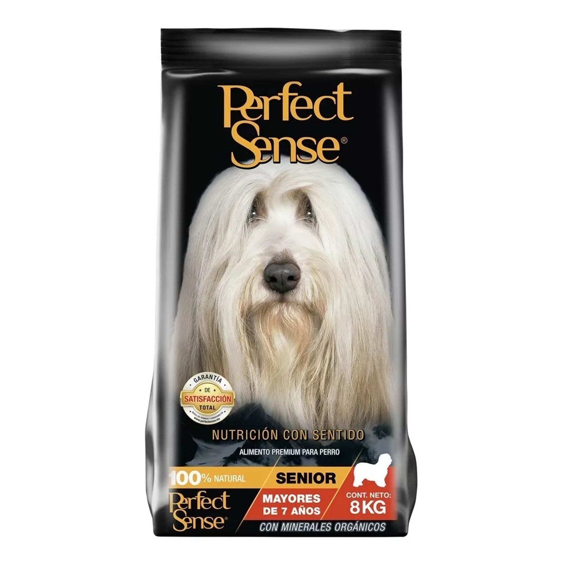 Bolsa de Alimento para Perro Senior Edad Avanzada Perfect Sense 8kg
