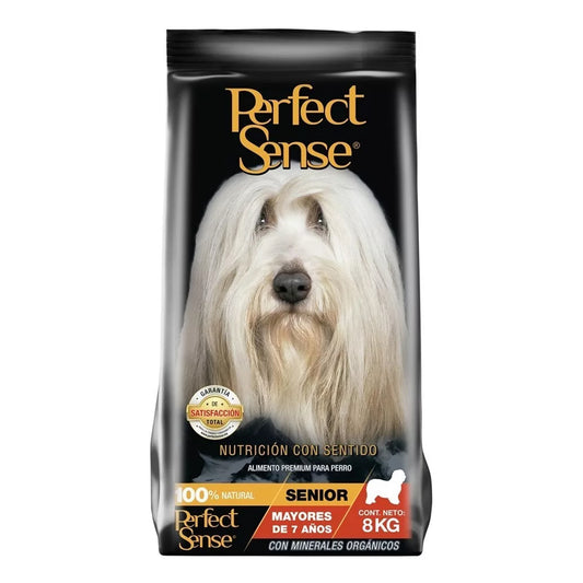 Bolsa de Alimento para Perro Senior Edad Avanzada Perfect Sense 8kg