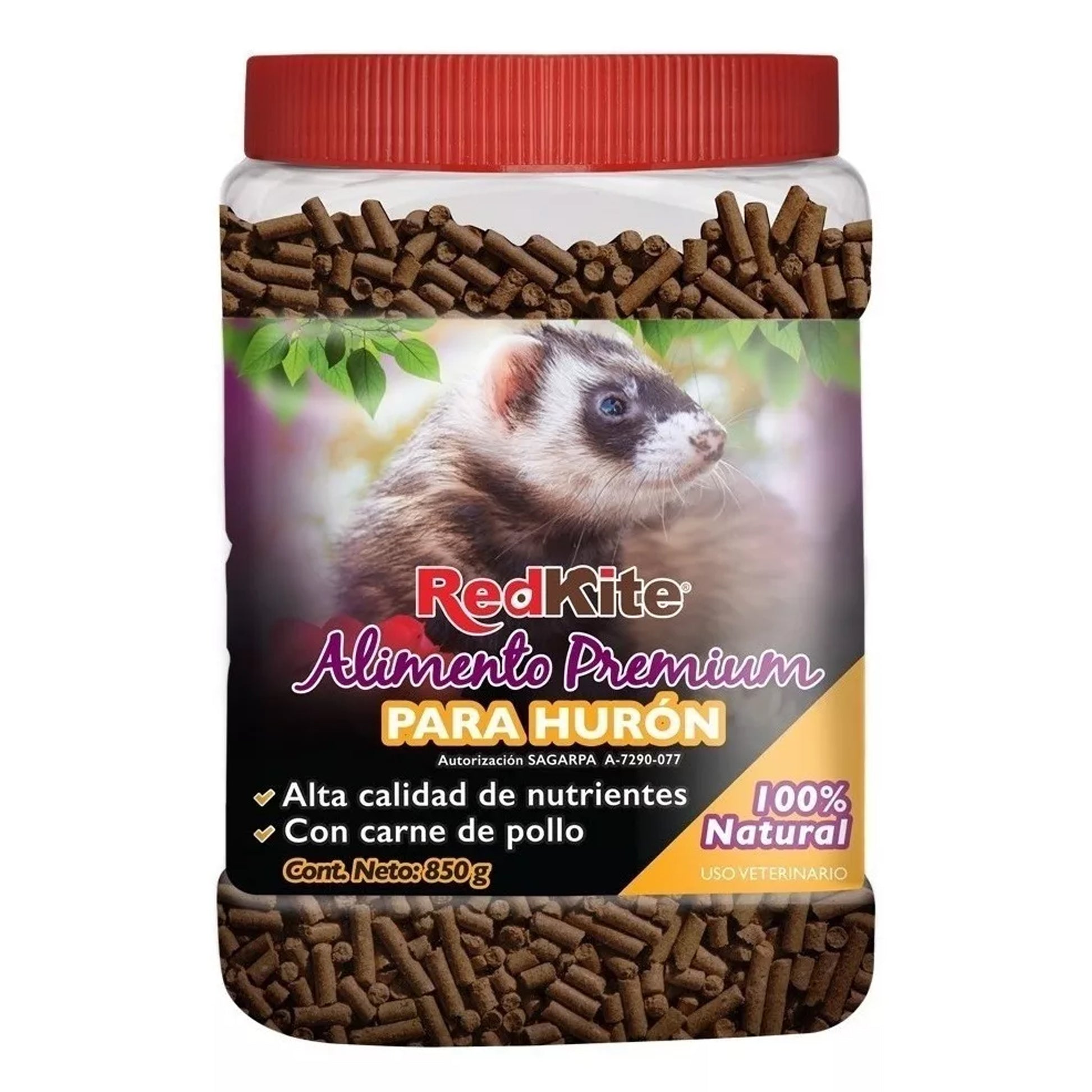 Bote de Alimento Para Huron Red Kite 850g Premium Natural