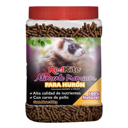 Bote de Alimento Para Huron Red Kite 850g Premium Natural