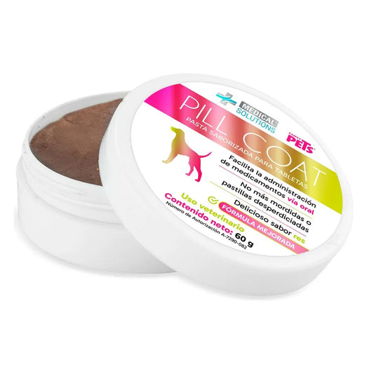 Frasco Pasta Saborizada para Tabletas 60g - Pill Coat para Perro y Gato