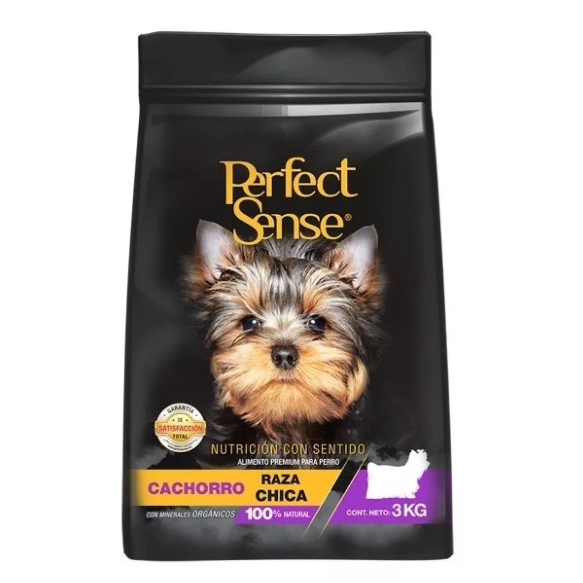 Bolsa Costal Alimento para Perro Perfect Sense 3kg Cachorro Raza Chica