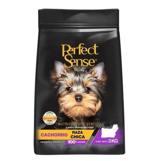 Bolsa Costal Alimento para Perro Perfect Sense 3kg Cachorro Raza Chica
