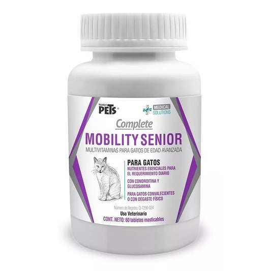 Mobility Senior Gato Fancy Pets 60Tabs - Para Articulaciones Edad Avanzada