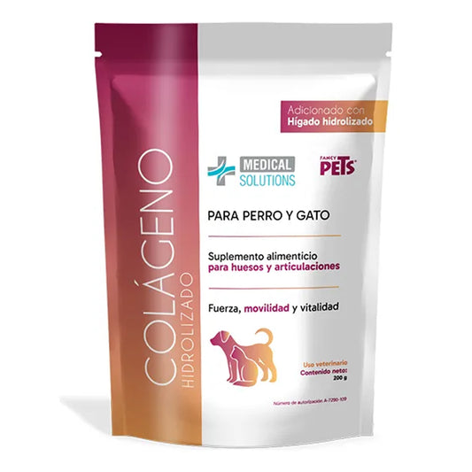 Bolsa de Colágeno Hidrolizado Fancy Pets 200g - Para Perros y Gatos