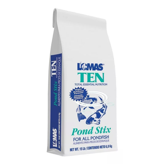 Bolsa de Alimento para Peces de Estanque Lomas 6.8kg Carpa Koi Pond Stixs