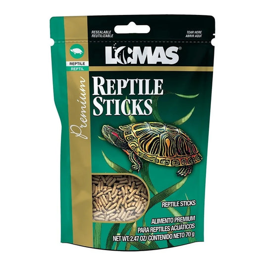 Bolsa de Alimento para Tortugas Lomas Premium 70g - Reptile Sticks