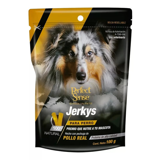 Bolsa de Premios de Pollo Real para Perro Perfect Sense 100g