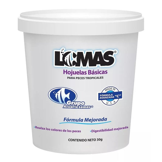 Bote de Alimento para Peces Tropicales Lomas 30g Hojuelas
