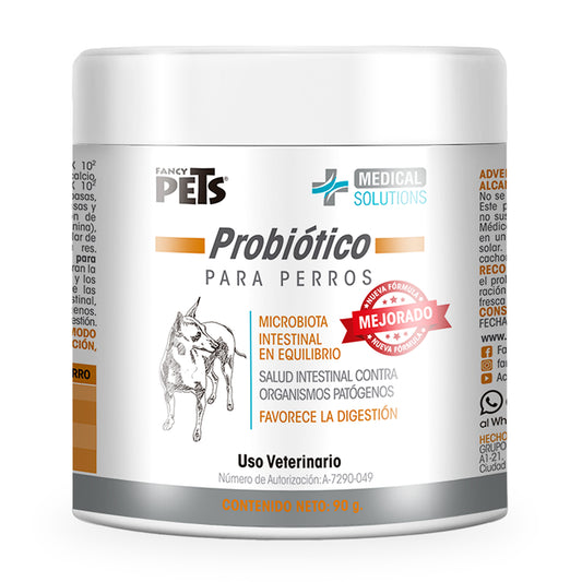 Bote de Probioticos en polvo para Perros Fancy Pets 90g