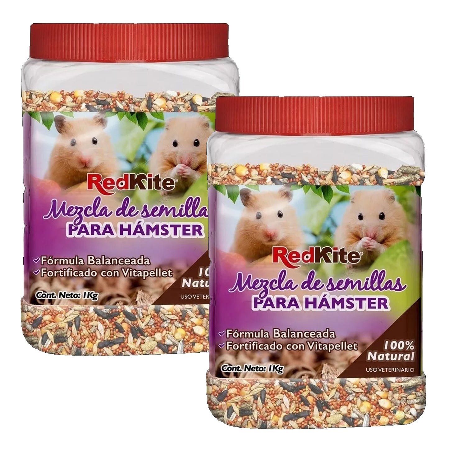 Bote Alimento para Hamster Red Kite 1Kg Mezcla De Semillas