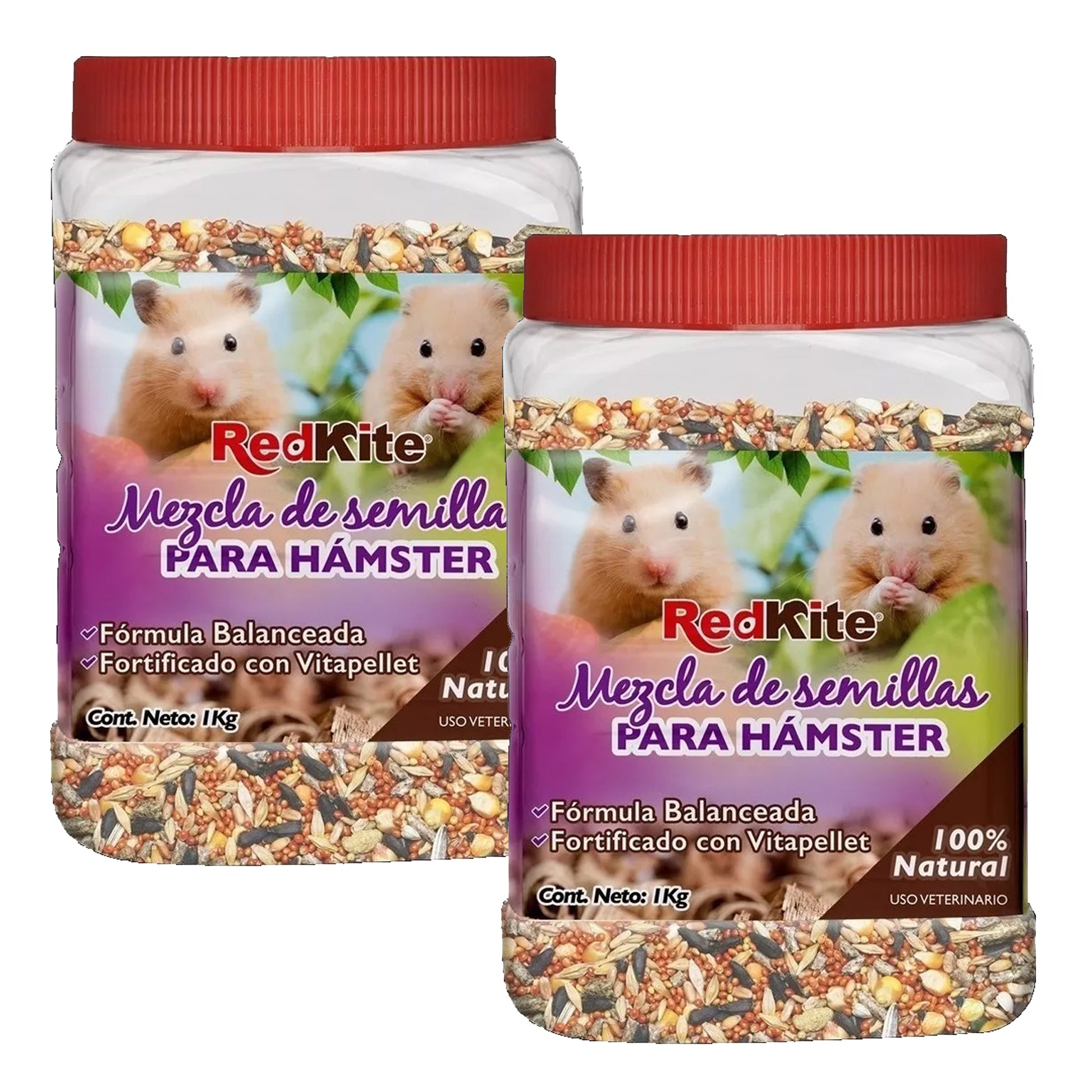 Bote Alimento para Hamster Red Kite 1Kg Mezcla De Semillas