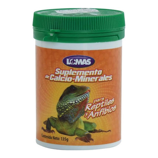 Frasco de Suplemento de Calcio para Reptiles Lomas 135g