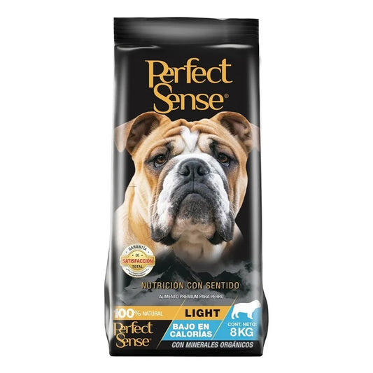 Bolsa de Alimento Light para Perros Perfect Sense 8 Kg - Bajo en calorías