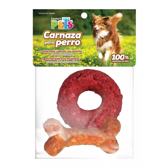 Bolsa de Carnaza Triturada para Perro Fancy Pets Hueso Y Dona