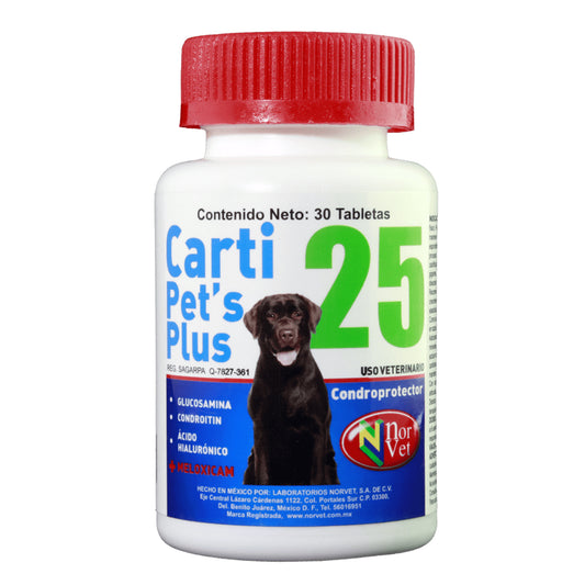 Bote de Carti Pets Plus 25 Nor Vet 30 Tabs Condroprotector