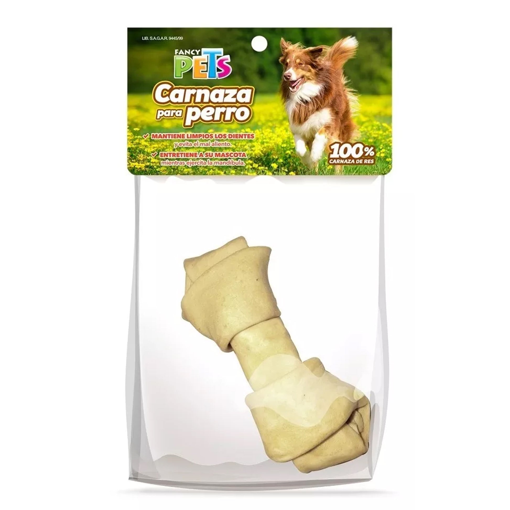 Hueso para Perro Chico Fancy Pets Carnaza de Res Natural