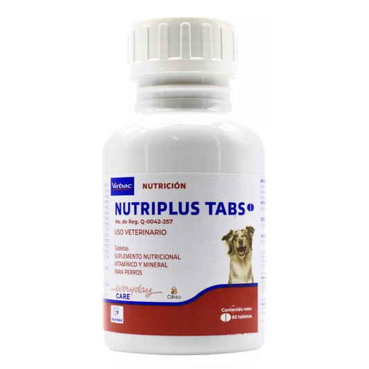 Nutriplus Virbac 60 Tabs Vitaminas Para Perro