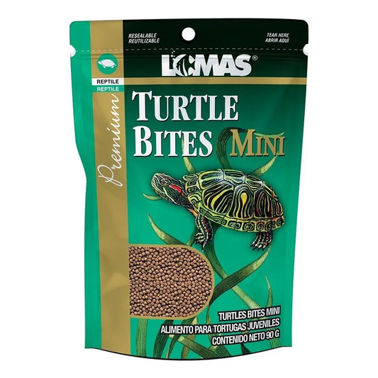 Bolsa de Alimento para Tortuga Juvenil Lomas 90g - Mini Turtle Bites