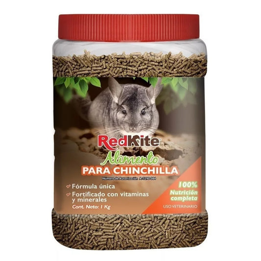 Bote de Alimento para Chinchilla Red Kite 1kg