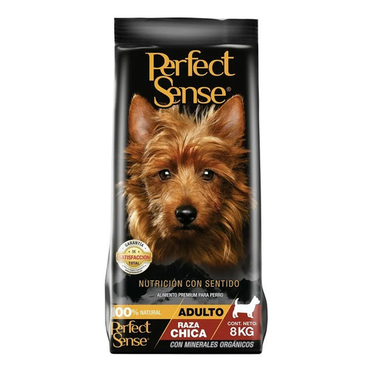 Bolsa de Alimento para Perro Adulto Perfect Sense 8kg - Raza Chica Pequeña
